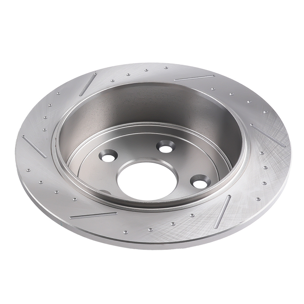 Front Rear Brake Rotors and Pads Set compatible for Jeep Wrangler 2007-17/Wrangler JK 2018