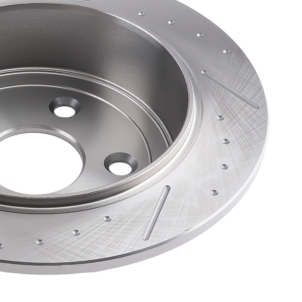 Front Rear Brake Rotors and Pads Set compatible for Jeep Wrangler 2007-17/Wrangler JK 2018
