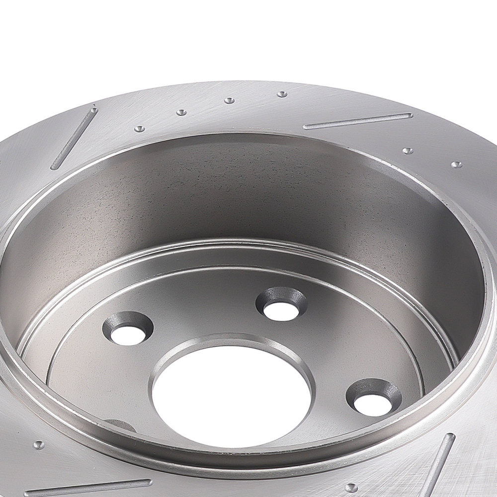 Front Rear Brake Rotors and Pads Set compatible for Jeep Wrangler 2007-17/Wrangler JK 2018