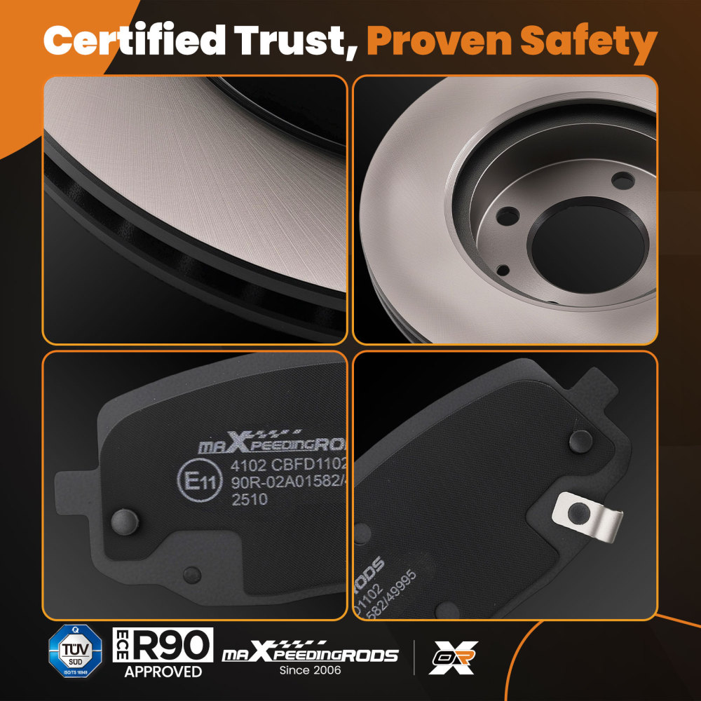 Front Brake DiscsBrake Pads compatible for Hyundai i10 I PA 1.0L/1.1L/1.2L 2007-2013