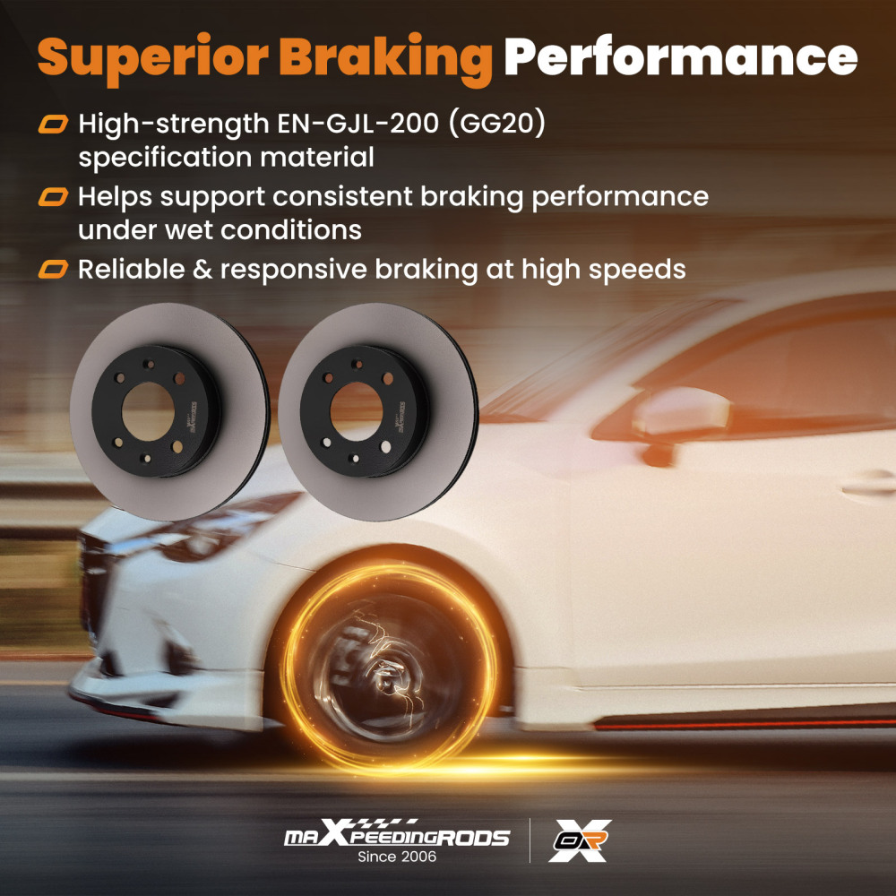 Front Brake DiscsBrake Pads compatible for Hyundai i10 I PA 1.0L/1.1L/1.2L 2007-2013
