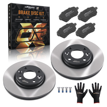 Anteriore Dischi e Pastiglie Freno compatibile per Renault Clio III Kasten 1.2-1.5L 2005-14