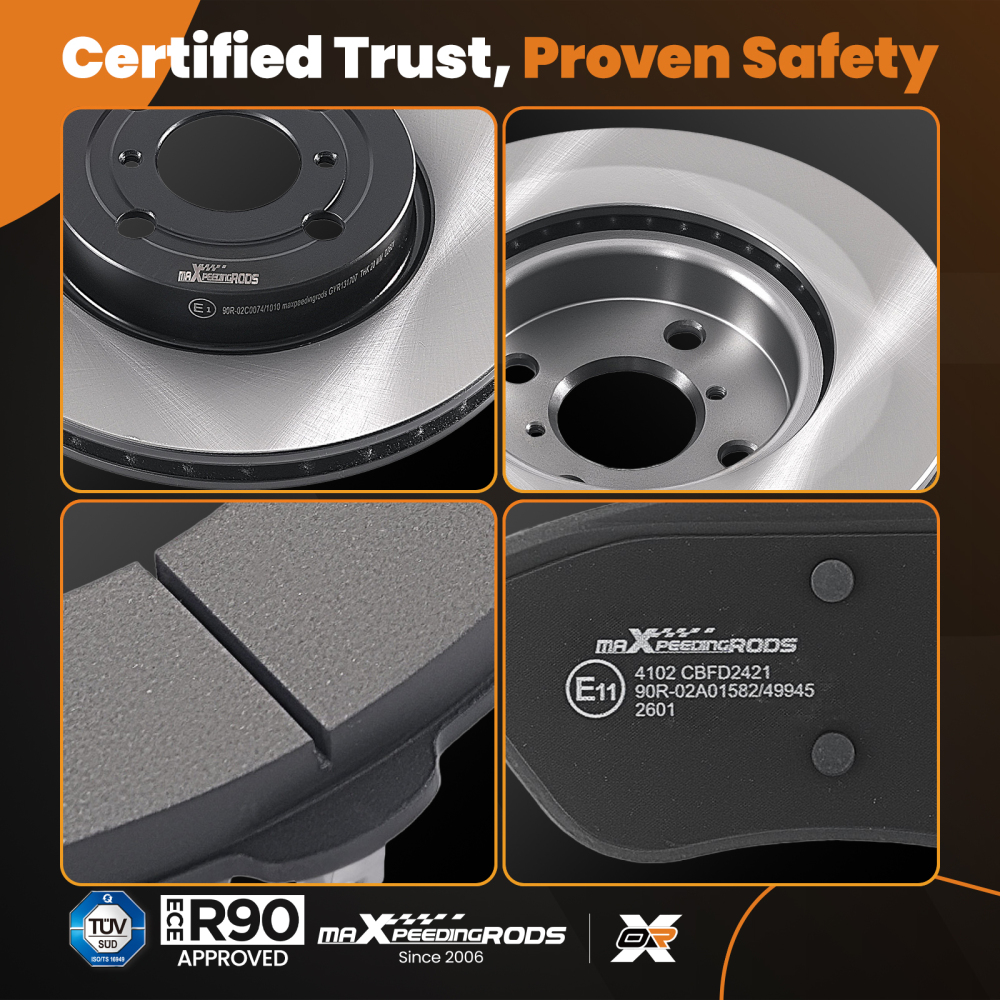 Brake Discs+Brake Pads Front compatible for Toyota Yaris P13 Hatch/Van 2011-2022 044650D210