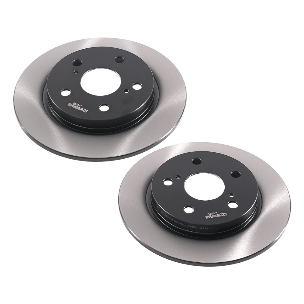 Rear Brake Discs Pads Set compatible for Toyota Auris E15/Compatible for Corolla E14/Compatible for Corolla E15 2006-2013