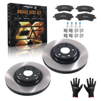 Anteriore Dischi 330mm + Pastiglie Freno compatibile per Mercedes-Benz GLK-Klasse X204 CDI