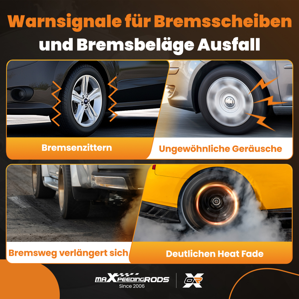 Rear Brake DiscsBrake Pads compatible for Hyundai i30 ix35/Compatible for Kia Ceed Pro CeeD ED Sportage