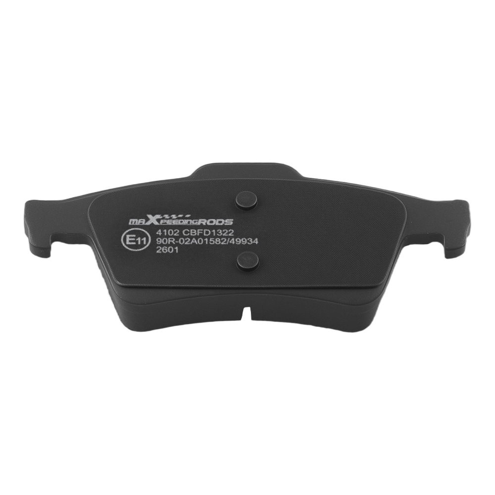 Rear Solid Brake Discs and Pads compatible for Volvo V50/Compatible for Ford Focus 2003-2012 1223568