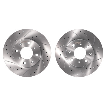 Front Brake Rotors and Pads Set compatible for Honda Civic 1990-2000 CRX 1990-1991 S31029