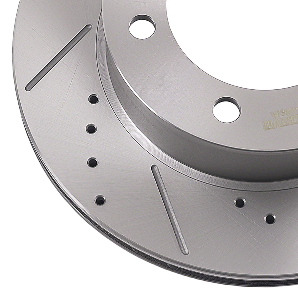 Front Drilled Slotted Brake Rotors Pads compatible for Toyota Tacoma 1999-2004 S31165 D799