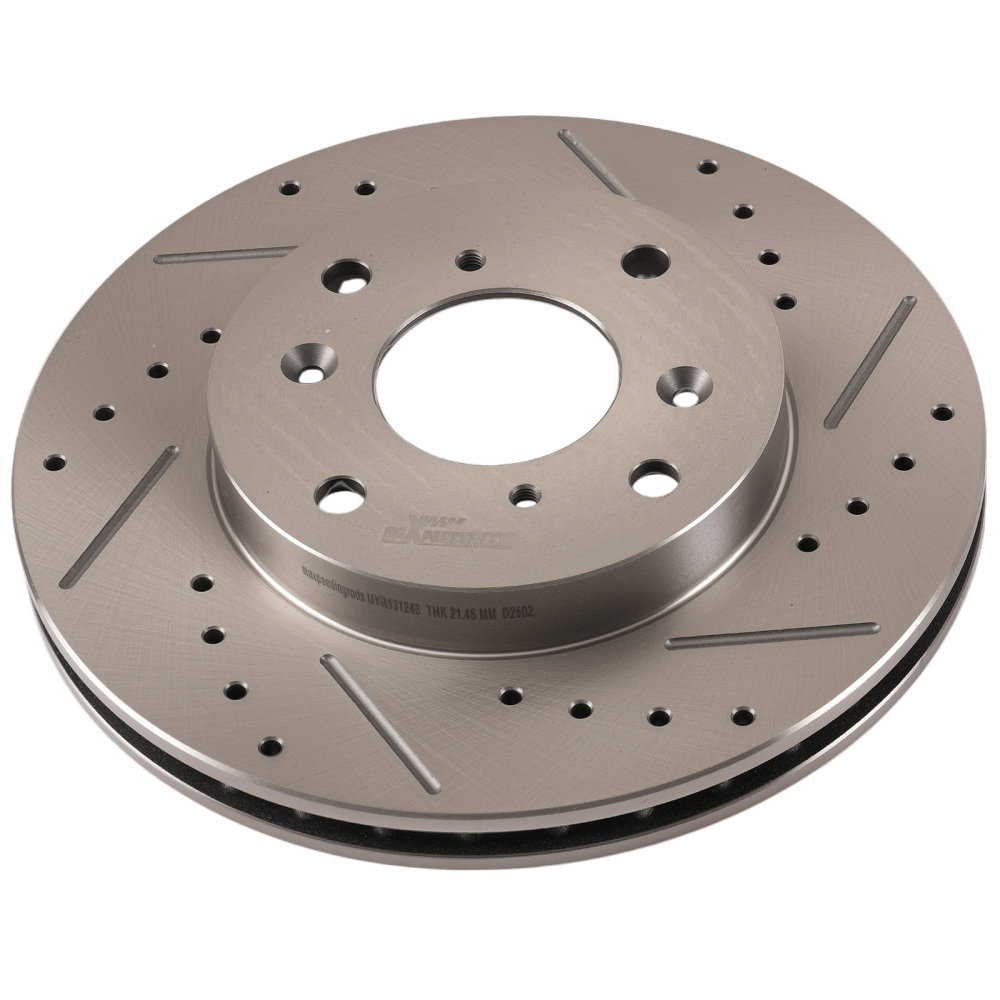 Front Brake Rotors + Ceramic Brake Pads compatible for Honda Accord 1998-2002  Sedan 2.3L