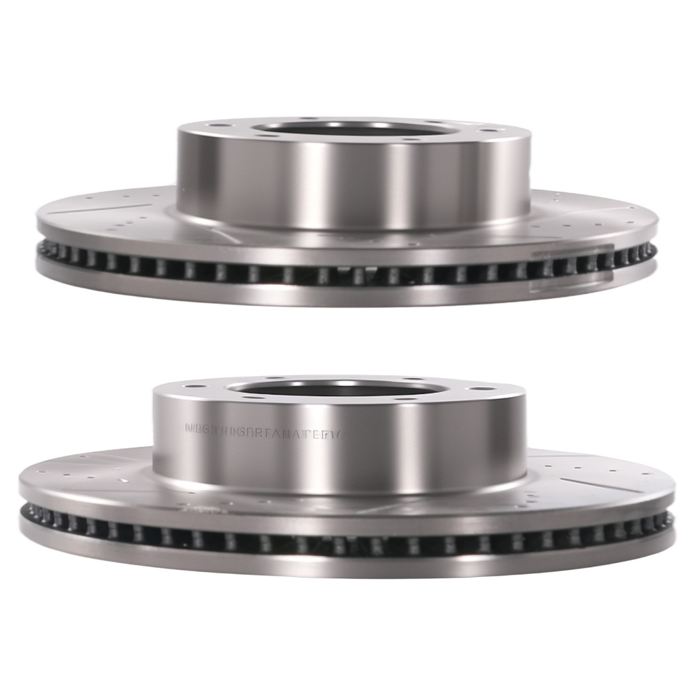 Front Brake Rotors and Pads Set compatible for Toyota Sequoia 2001-2007/Compatible for Tundra 2000-2006