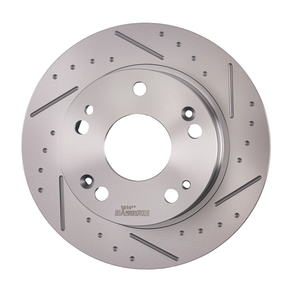 Rear Drilled Slotted Brake Rotors Pads compatible for Acura TSX 2004-08 compatible for Honda Accord 03-07