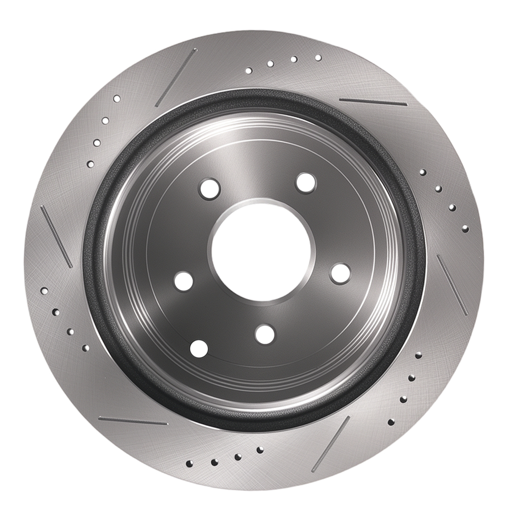 Rear Brake Rotors and Pads Set compatible for Infiniti FX35 FX37 FX45 JX35 2003-2013 31348