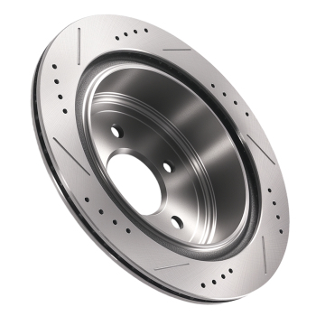 Rear Brake Rotors and Pads Set compatible for Infiniti FX35 FX37 FX45 JX35 2003-2013 31348
