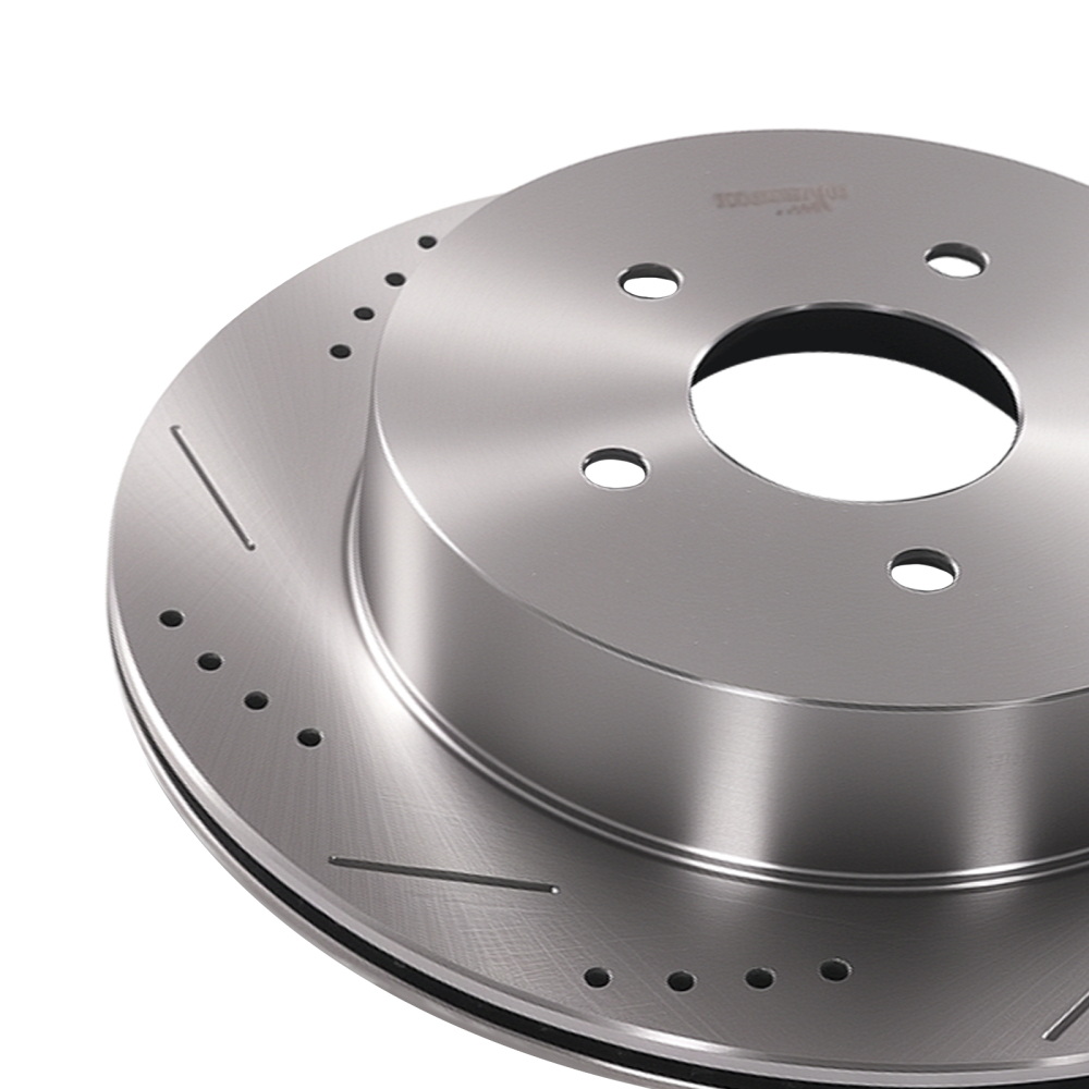 Rear Brake Rotors and Pads Set compatible for Infiniti FX35 FX37 FX45 JX35 2003-2013 31348