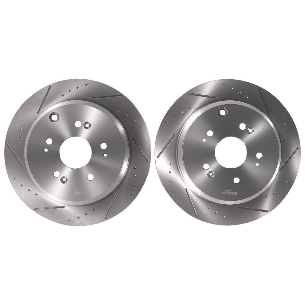 Rear Brake Rotors and Pads Kit compatible for Honda CR-V 2005-2016 compatible for Acura RDX 2010-18 S31372