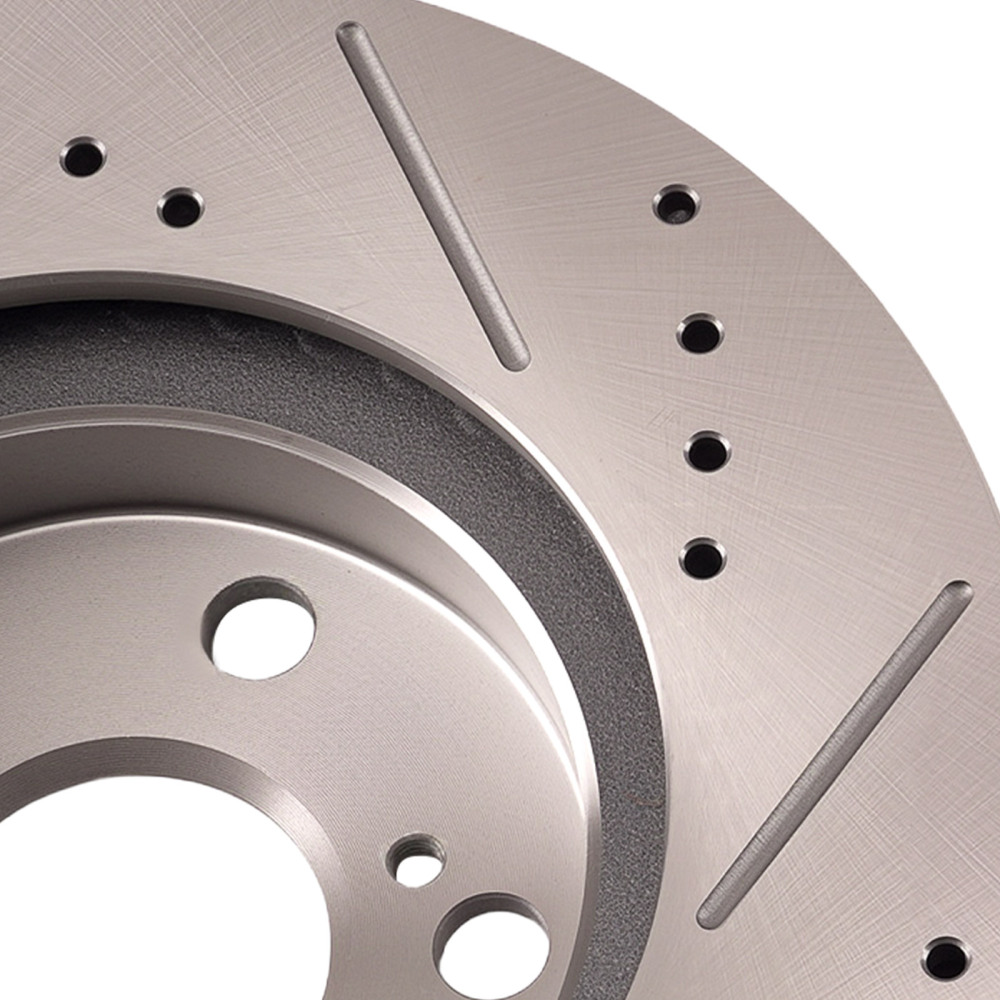 Front Drilled Slotted Brake Rotors Pads compatible for Toyota Prius 2004 2005 2006-2009