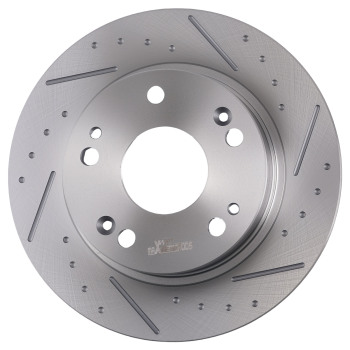 Rear Brake Rotors And Pads Set compatible for Acura ILX 2013-2015/CSX 2006-2011 w/Hardware