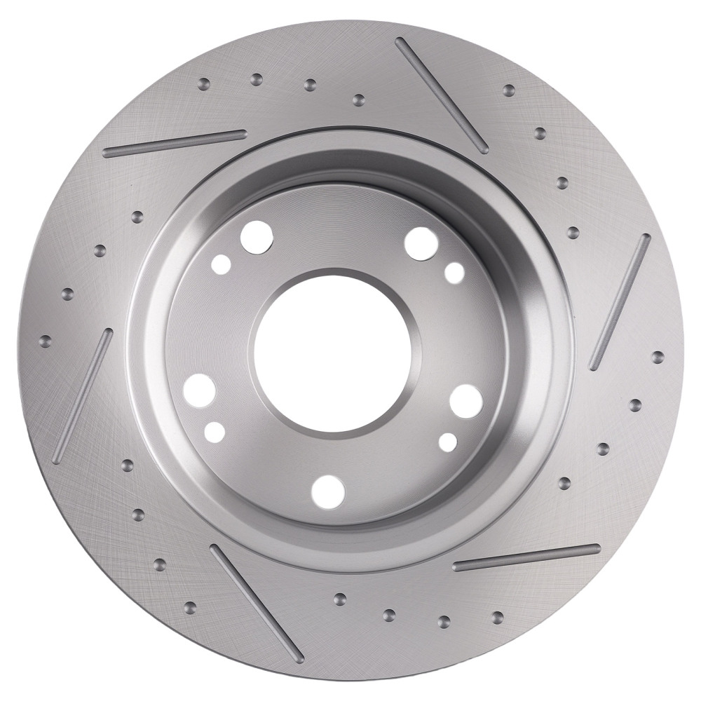 Rear Brake Rotors And Pads Set compatible for Acura ILX 2013-2015/CSX 2006-2011 w/Hardware