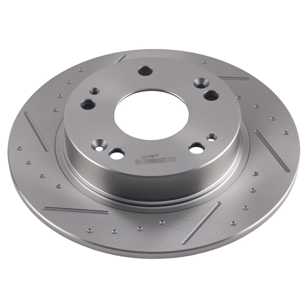 Rear Brake Rotors And Pads Set compatible for Acura ILX 2013-2015/CSX 2006-2011 w/Hardware