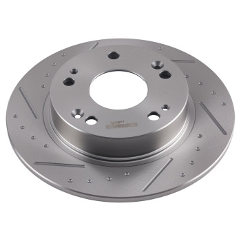 Rear Brake Rotors And Pads Set compatible for Acura ILX 2013-2015/CSX 2006-2011 w/Hardware