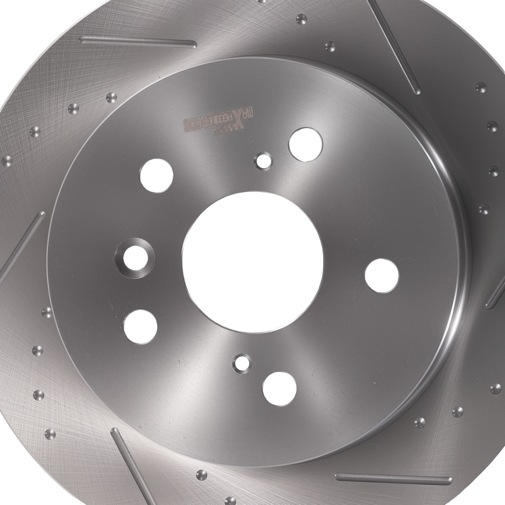 Rear Brake Rotors + Ceramic Brake Pads compatible for Toyota Avalon 2008-2012 compatible for Camry 2007-11