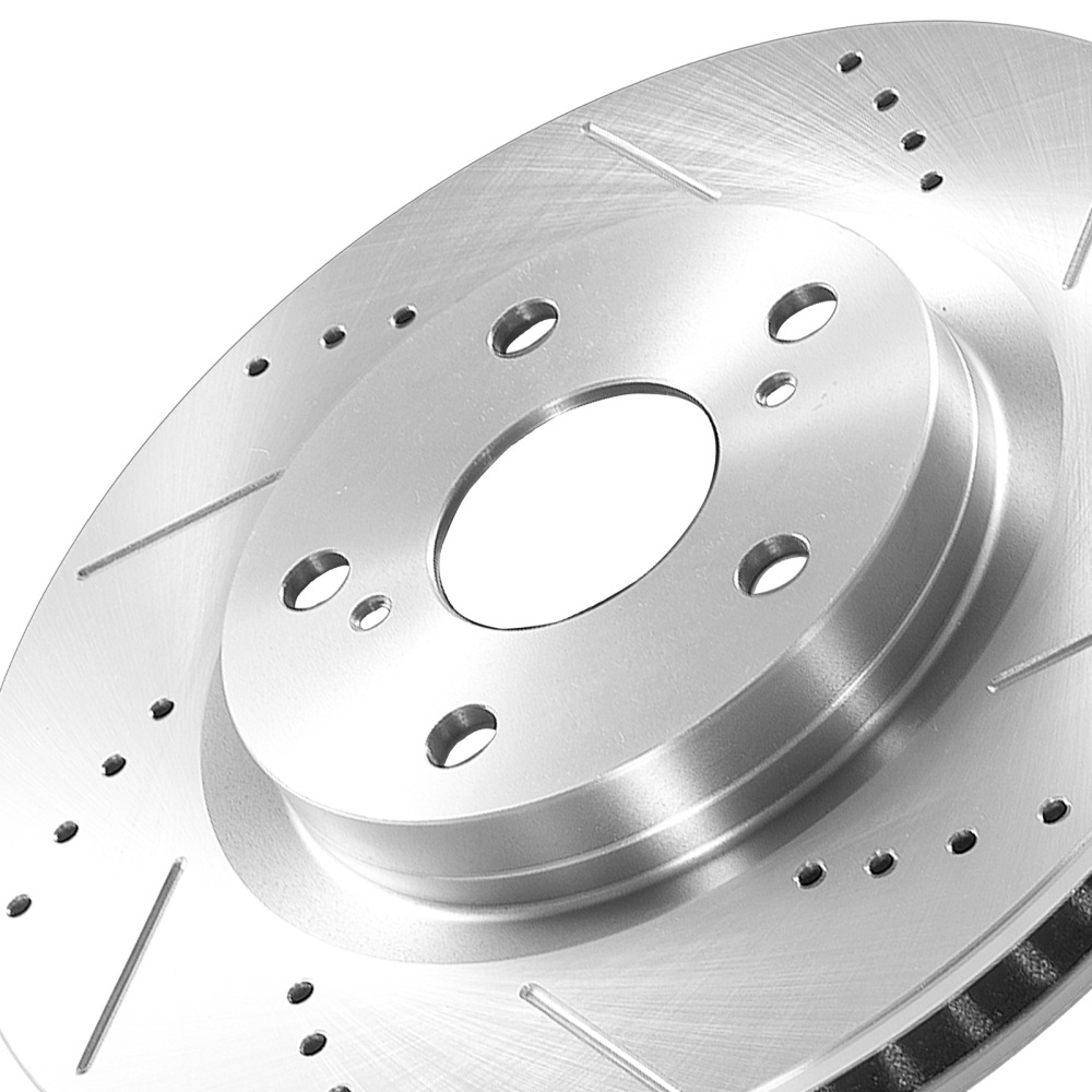 Front DrilledSlotted Brake Rotors+Pads compatible for Lexus ES350 2007-2018 S-31434