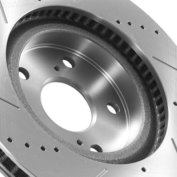 Front DrilledSlotted Brake Rotors+Pads compatible for Lexus ES350 2007-2018 S-31434