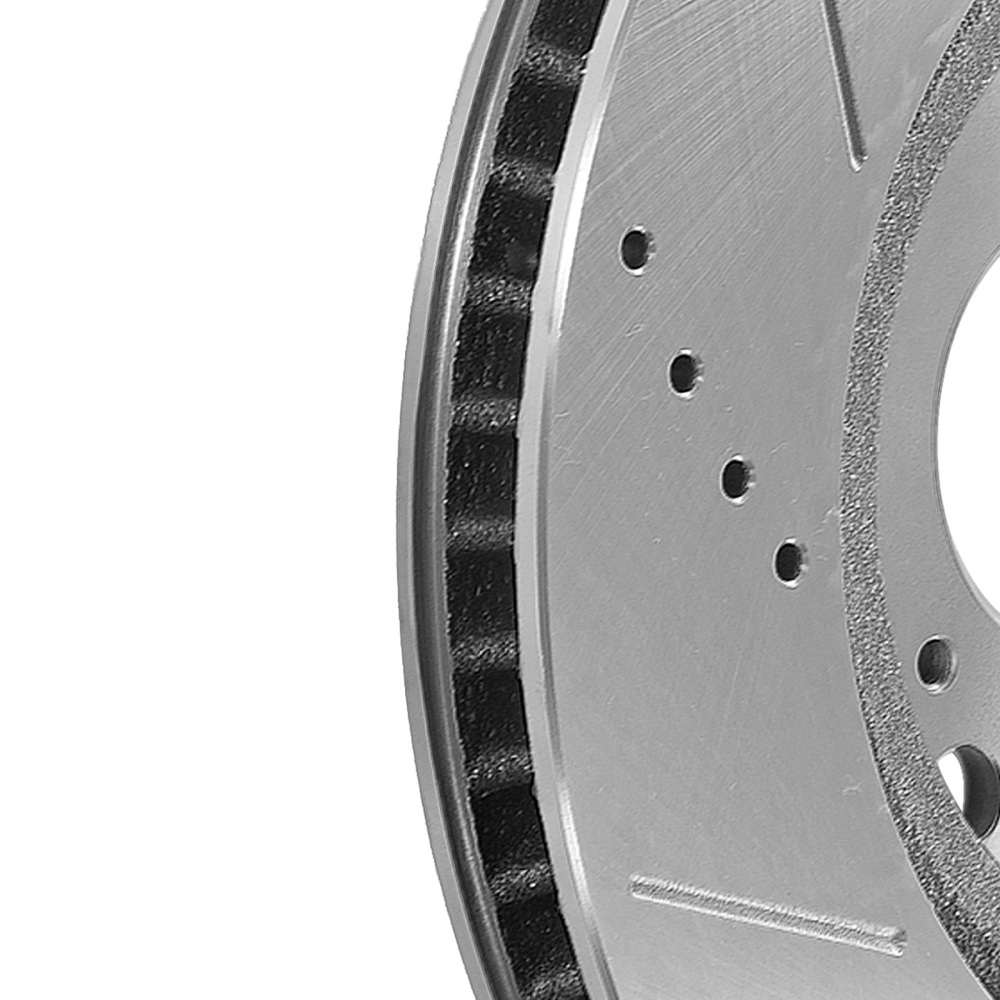 Front DrilledSlotted Brake Rotors+Pads compatible for Lexus ES350 2007-2018 S-31434