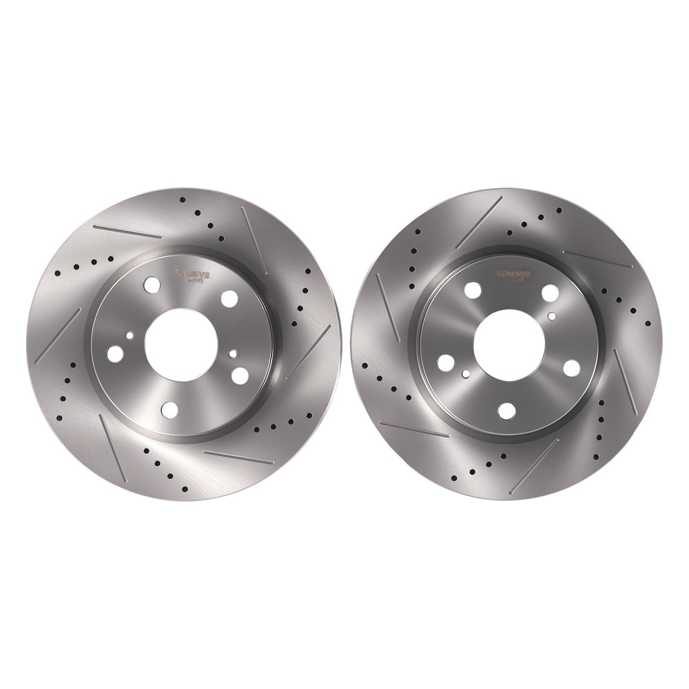 Front Brake Rotors and Pads Set compatible for Lexus HS250h 2010-2012 compatible for Scion xB 2008-2015