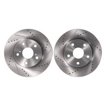 Front Brake Rotors and Pads Set compatible for Lexus HS250h 2010-2012 compatible for Scion xB 2008-2015