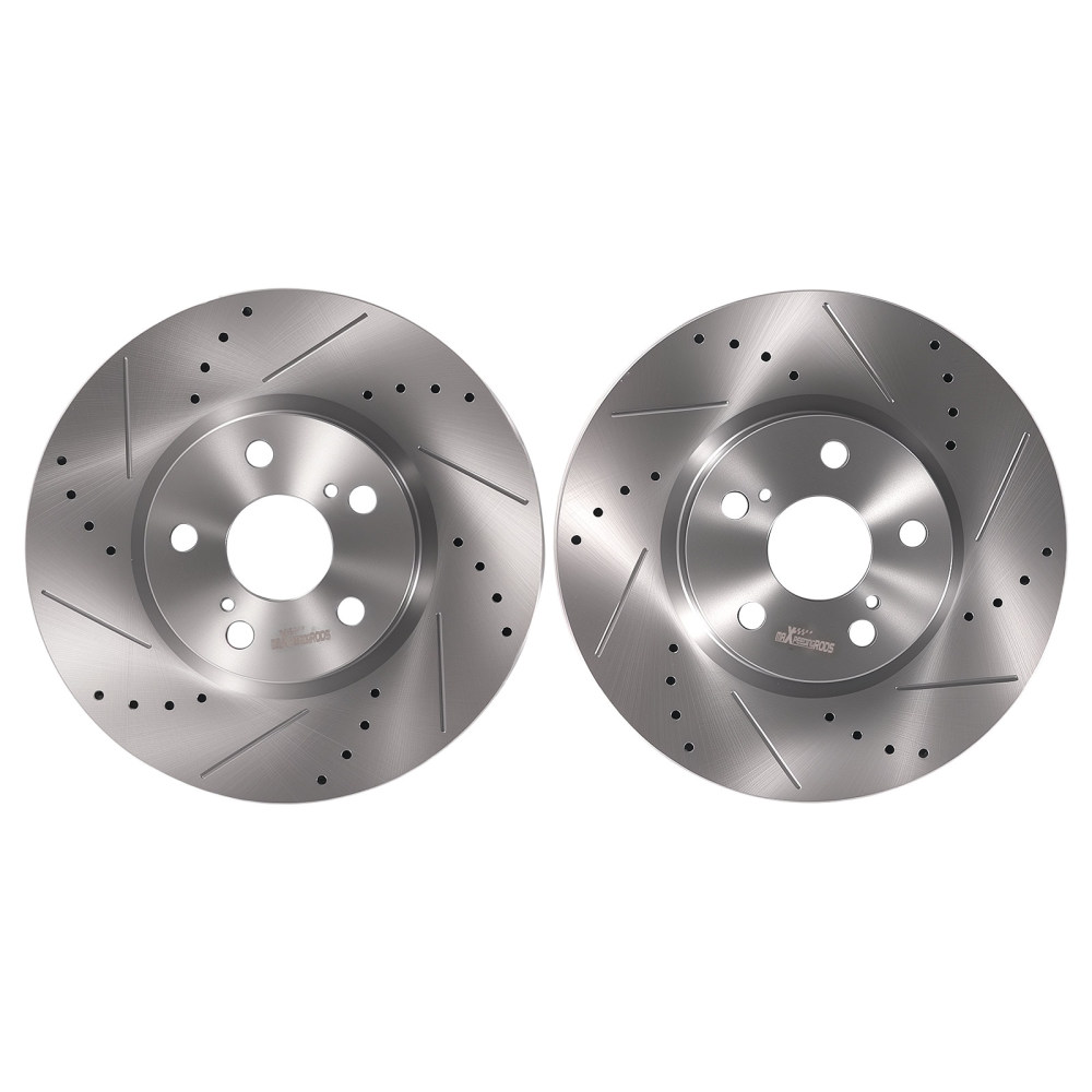 Front Brake Rotors and Pads Set compatible for Pontiac Vibe 2009-2010 compatible for Scion xD 2008-2014