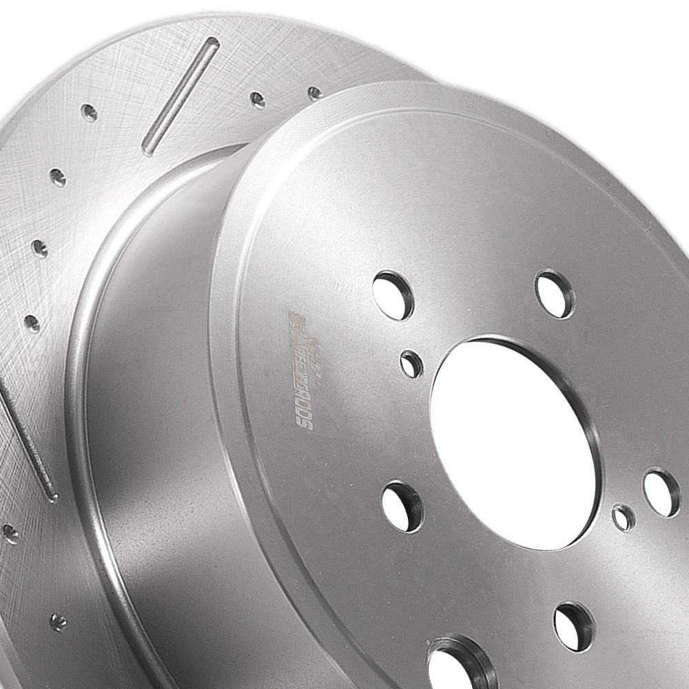 Rear Brake Rotors and Pads Set compatible for Subaru Forester 2009-2013 Impreza 2008-2014