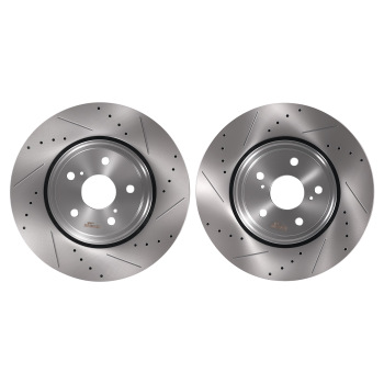 Front Brake Rotors and Pads Kit compatible for Lexus NX300h 2015-2021 RX350 2010-2015 D1324