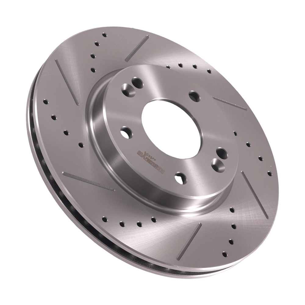 Front Brake Rotors and Pads Set compatible for Hyundai Elantra GT 2013-17 compatible for Kia Forte 2014-18