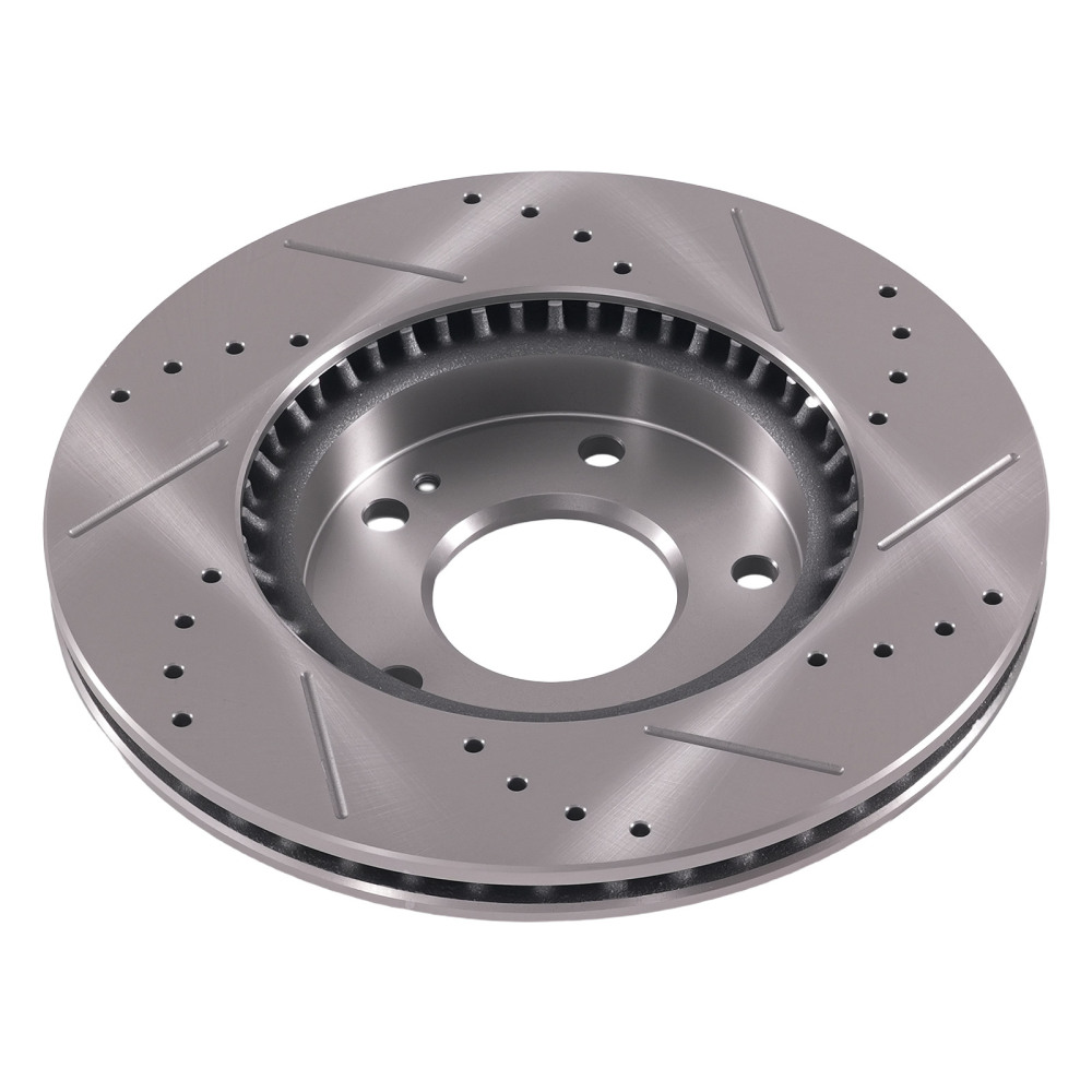 Front Brake Rotors and Pads Set compatible for Hyundai Elantra GT 2013-17 compatible for Kia Forte 2014-18