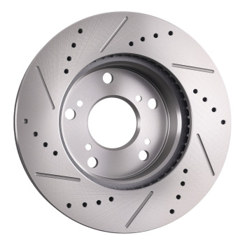 Front Brake Rotors and Pads Set compatible for Honda Civic 2012-2015 DX EX LX EX-L