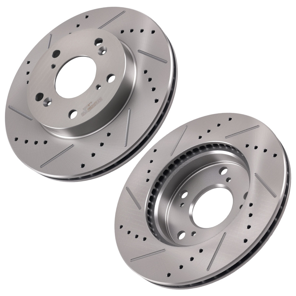 Front Brake Rotors and Pads Set compatible for Honda Civic 2012-2015 DX EX LX EX-L