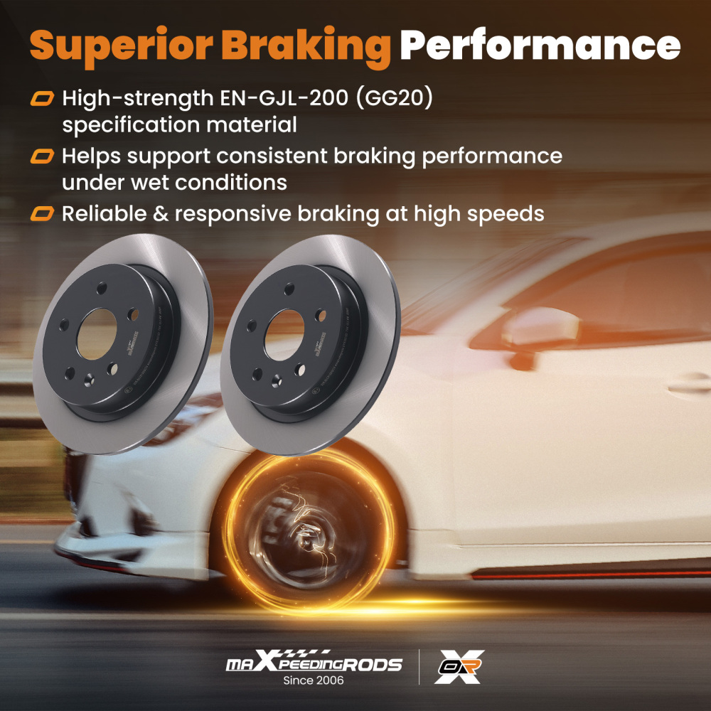 Rear Brake Discs Pads Set compatible for Vauxhall Insignia Hatch 2008-2017 13501302