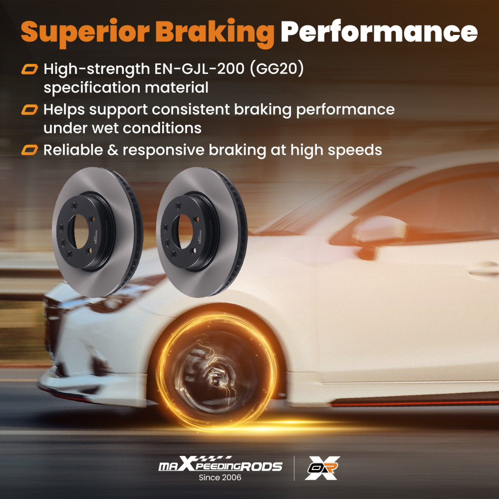 Front Brake Discs and Pads compatible for VW Touareg 7LA/7P5 2002-2014 95535140140