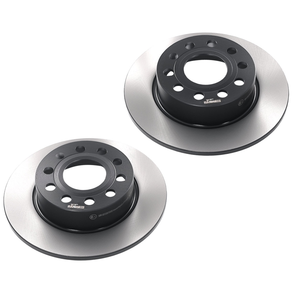 Front+Rear Brake Discs Pads Kit compatible for VW Beetle/Compatible for VW Golf Plus 2011-2013 1K0698151