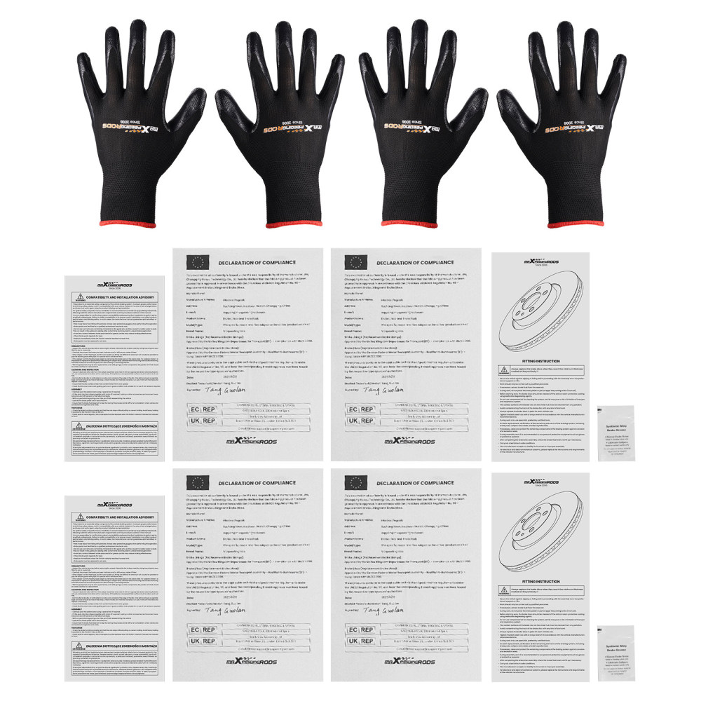 Ant.+Post. Nuovo Dischi e Pastiglie compatibile per Audi A3 Limousine 2013-24 288mm 272mm