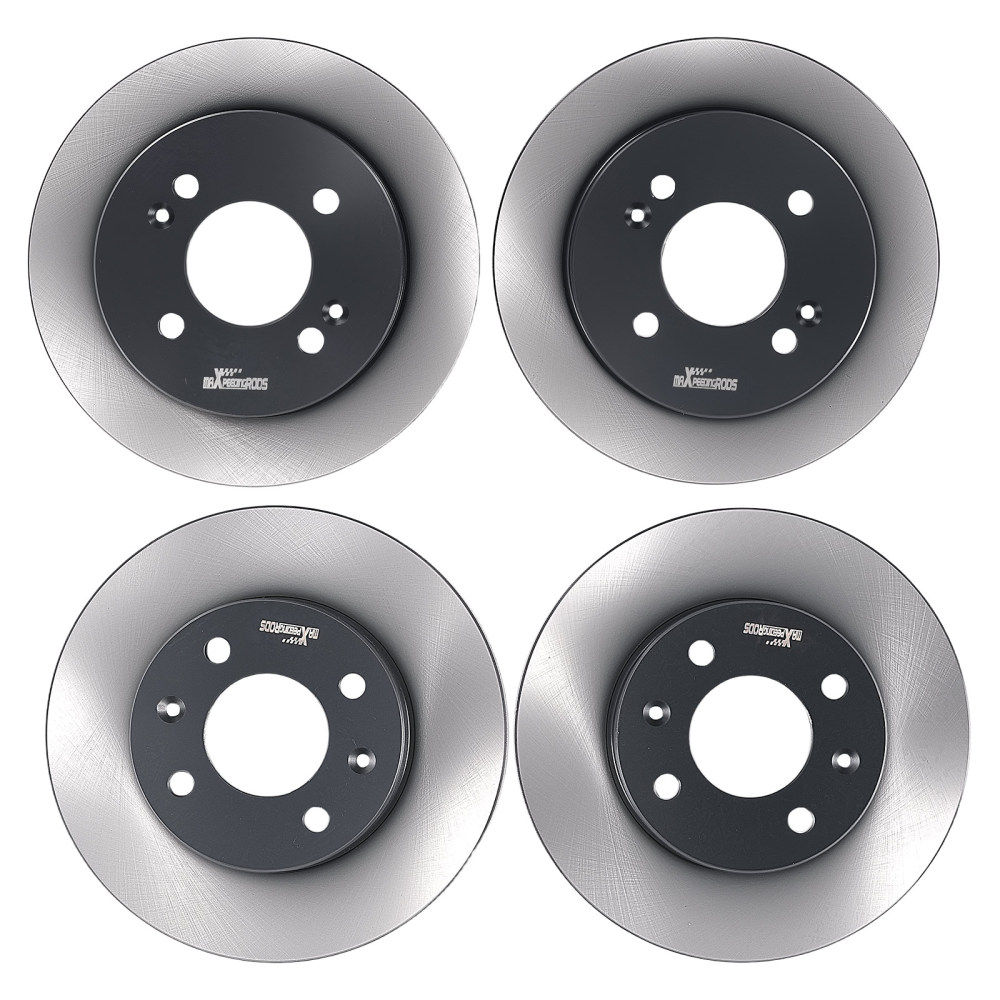 Ant.+Post. Dischi e Pastiglie Freno compatibile per Hyundai i10 PA 1.0L 1.1L 1.2L 2007-13