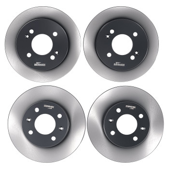 Ant.+Post. Dischi e Pastiglie Freno compatibile per Hyundai i10 PA 1.0L 1.1L 1.2L 2007-13