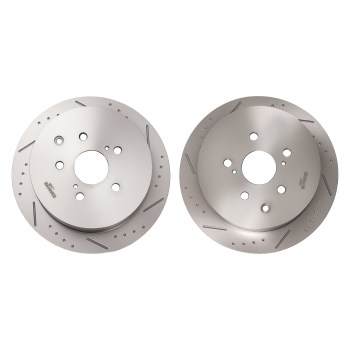 Front Rear Disc Brake Rotors Ceramic Pads compatible for Toyota Highlander Sienna/RX350