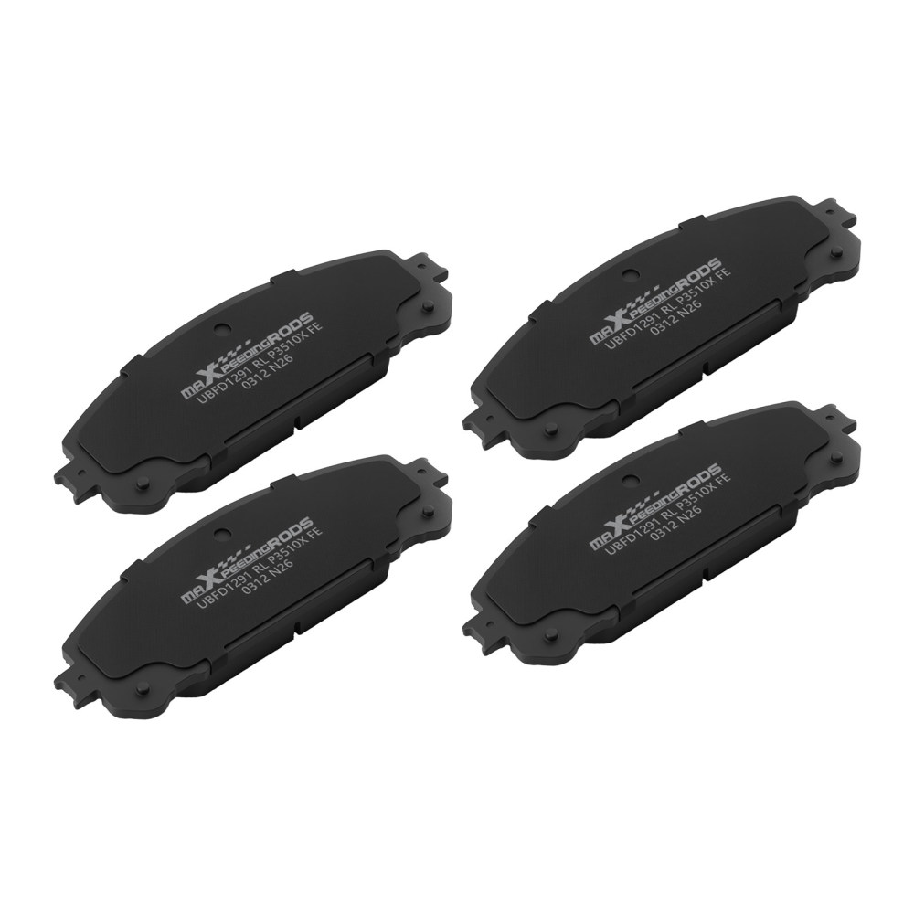 Front Rear Disc Brake Rotors Ceramic Pads compatible for Toyota Highlander Sienna/RX350