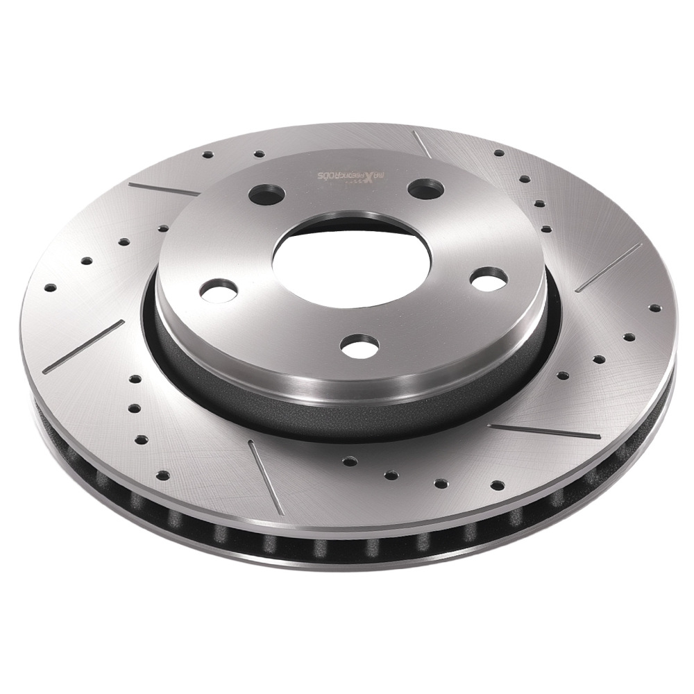 Front Brake Rotors and Pads Set compatible for Jeep Wrangler 2007-2018/Wrangler JK 2018