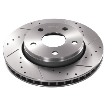 Front Brake Rotors and Pads Set compatible for Jeep Wrangler 2007-2018/Wrangler JK 2018