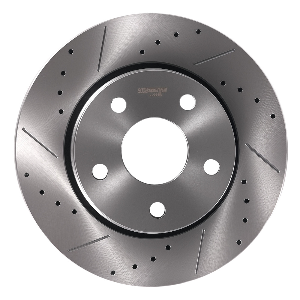 Front Brake Rotors and Pads Set compatible for Jeep Wrangler 2007-2018/Wrangler JK 2018