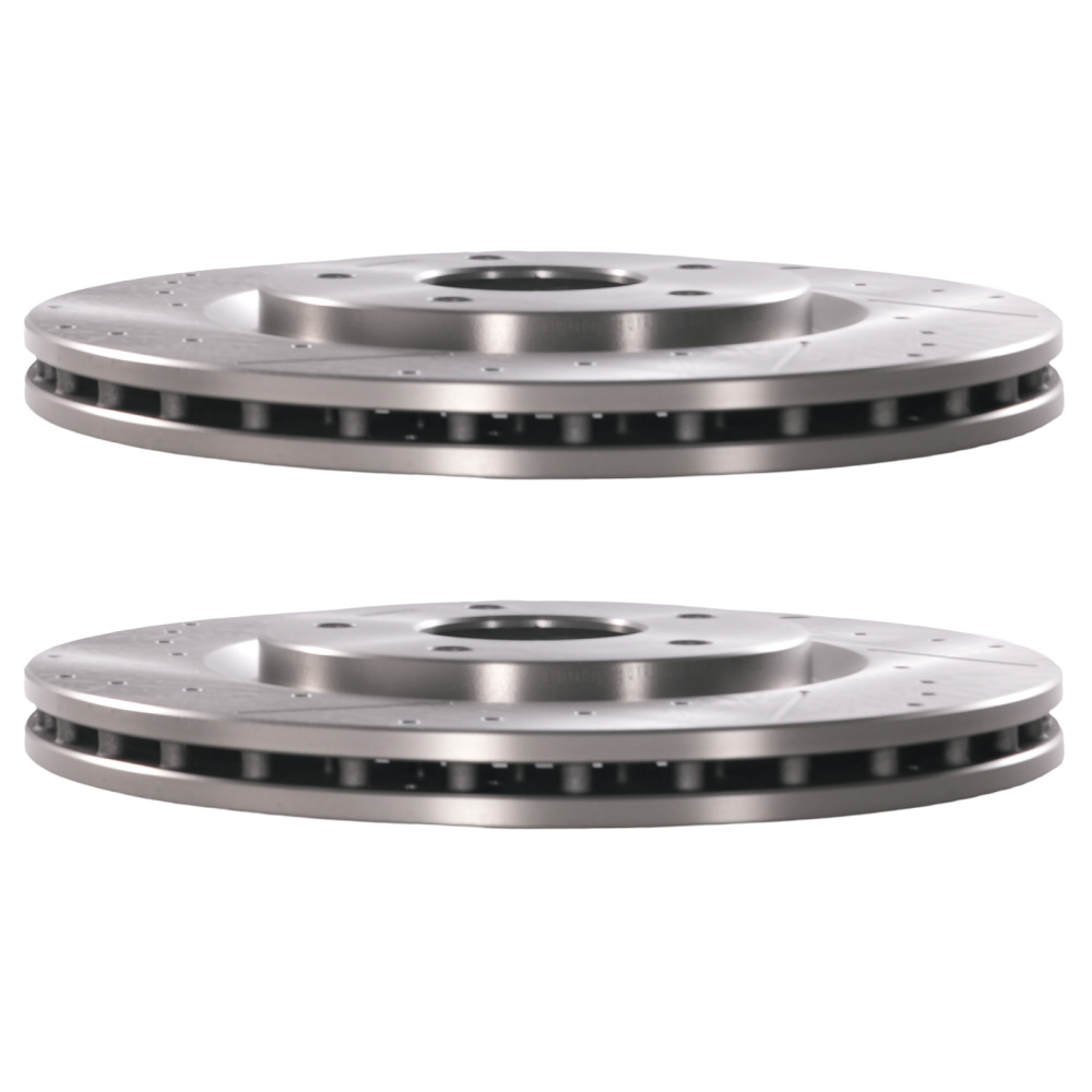 Front Brake Rotors and Pads Set compatible for Chrysler Pacifica 2017-2021/Voyager 2020-21